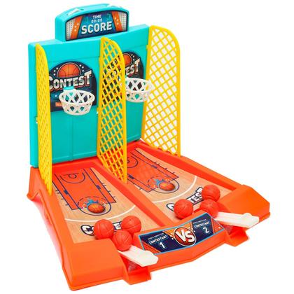Imagem de Mini Tabuleiro Basquete Duplo Com Placar Jogo Infantil Para Crianças - Zippy Toys