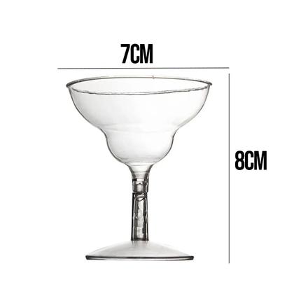 Imagem de Mini Taça Coupette Acrílico Transparente 50ml - 10 Unidades