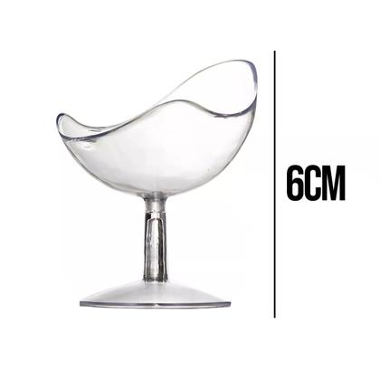 Imagem de Mini Taça Spotty Acrílico Transparente 30ml - 10 Unidades