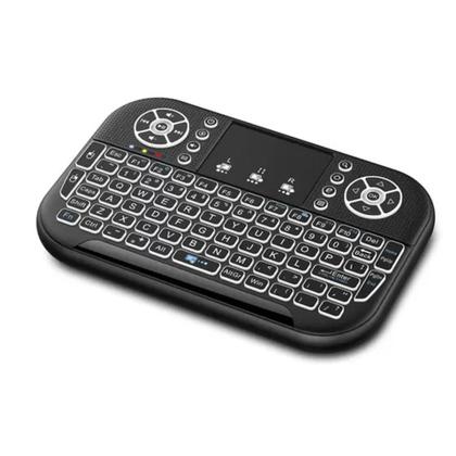Imagem de Mini teclado bluetooth sem fio e com touchpad de 2.4ghz - Lelong max