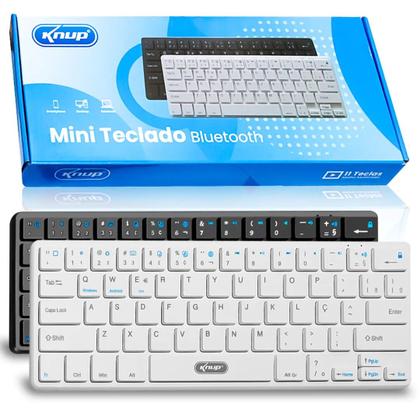 Imagem de Mini Teclado Bluetooth sem Fio para PC e Notebook KNUP - KP-TE109