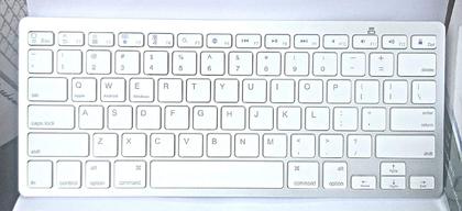 Imagem de Mini Teclado Bluetooth Sem Fio para Tablet e Celular PRATA 