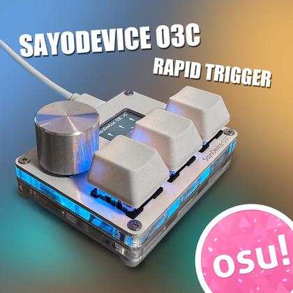 Mini teclado BTXETUEL SayoDevice OSU O3C Rapid Trigger - Teclado