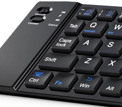 Imagem de Mini Teclado Dobrável Kapbom Ka 690 Portátil Sem Fio Cel/tab/Ipad/Note