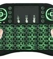 Imagem de Mini Teclado Keyboard Sem Fio Wireless Iluminado Luz Led
