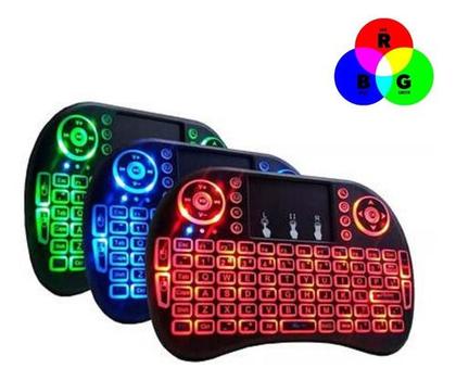 Imagem de Mini Teclado Keyboard Wireless Sem Fio Com Bateria Recarregável E Token Usb