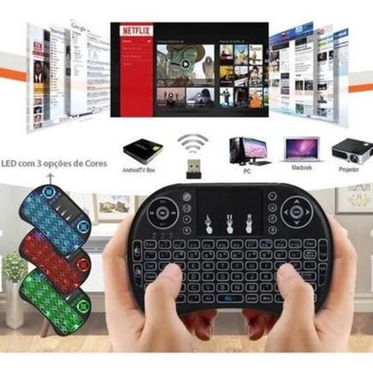 Imagem de Mini Teclado Keyboard Wireless Sem Fio Com Bateria Recarregável E Token Usb
