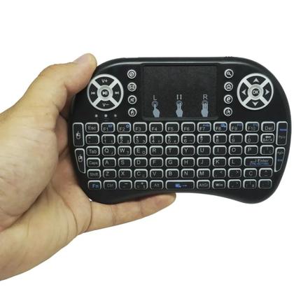 Imagem de Mini Teclado Mouse Iluminado Led Touchpad Wireless