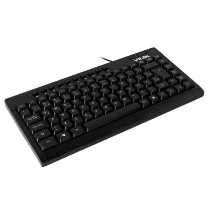 Imagem de Mini Teclado Multimídia Vinik Dynamic, USB, ABNT2, Preto - DT111