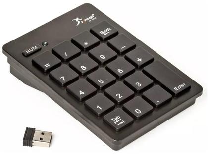 Imagem de Mini Teclado Numérico Sem Fio Usb Kp-2038 Alcance 10 Metros
