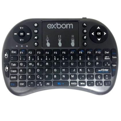 Imagem de Mini Teclado Para Televisão Computador Xbox Tablet exbom Sem Fio
