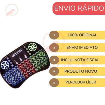 Imagem de Mini Teclado Para Televisão Computador Xbox Tablet exbom Sem Fio