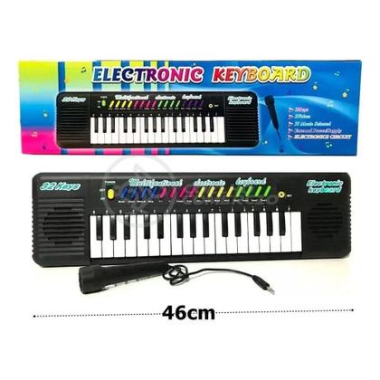 Imagem de Mini Teclado Piano 32 Teclas Musical Karaokê E Microfone