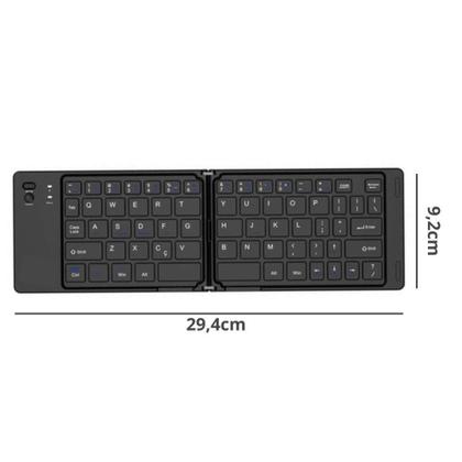Imagem de Mini Teclado Sem Fio Bluetooth Dobrável KA-690D - Kapbom