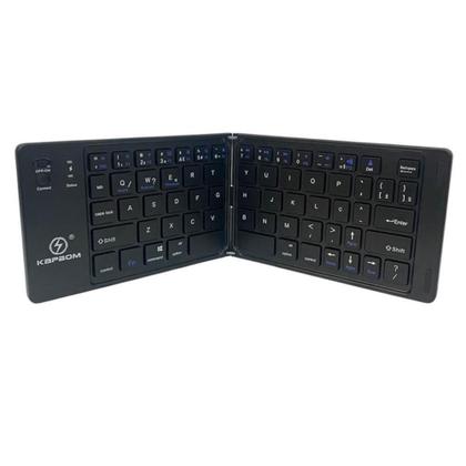 Imagem de Mini Teclado Sem Fio Bluetooth Dobrável KA-690D - Kapbom
