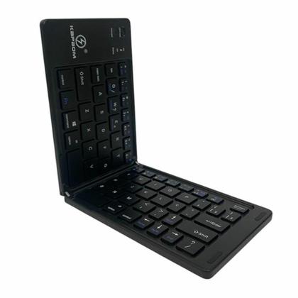 Imagem de Mini Teclado Sem Fio Bluetooth Dobrável KA-690D - Kapbom