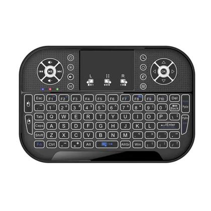 Imagem de Mini Teclado sem fio Touchpad LED BLUETOOTH WIFI 2.4Ghz