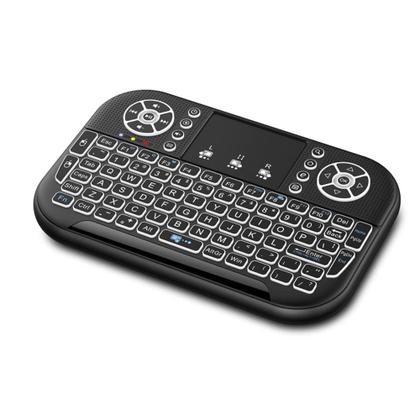 Imagem de Mini Teclado sem fio Touchpad LED BLUETOOTH WIFI 2.4Ghz