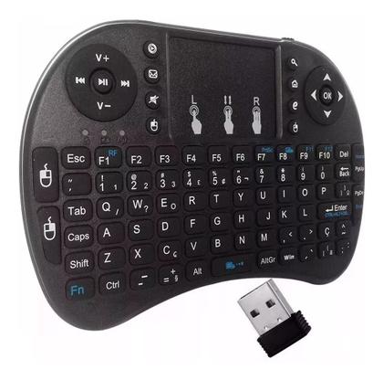 Imagem de Mini teclado sem fio touchpad pc wireless