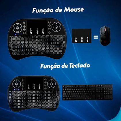 Imagem de Mini Teclado Wireless Com Mouse Touch