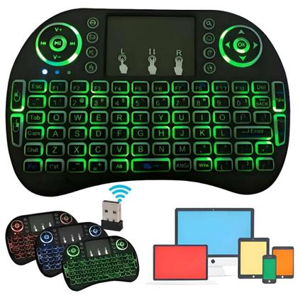 Imagem de Mini Teclado Wireless Com Mouse Touch