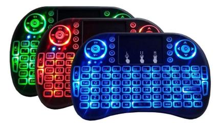 Imagem de Mini Teclado Wireless Mini Keyboard Usb Sem Fio Com Touch