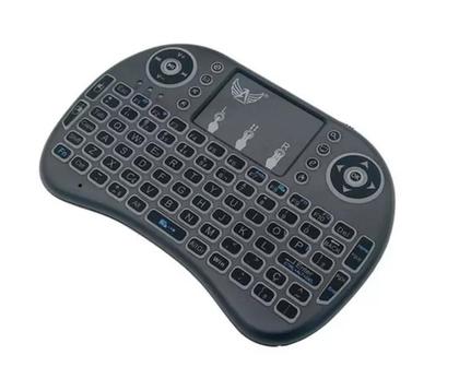 Imagem de Mini Teclado Wireless S/ Fio Com Luz Pc Tv Air Mouse Touch