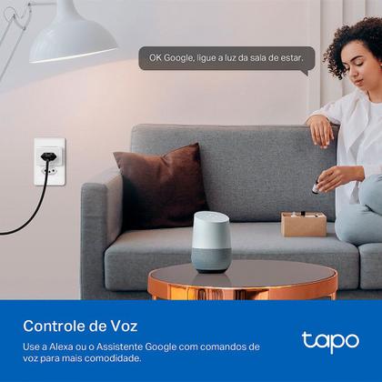 Imagem de Mini Tomada Inteligente Wi-Fi com Monitoramento de Consumo de Energia Tapo P110(BR)