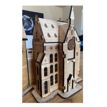 Imagem de Mini Torre do Relógio Harry Potter Quebra-cabeça Mdf