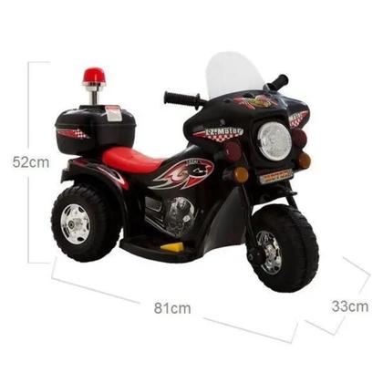 Imagem de Mini triciclo eletrica infantil preto e vermelho - importway