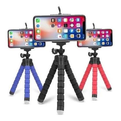 Imagem de Mini Tripé Flexível De Mesa Suporte Para Celular
