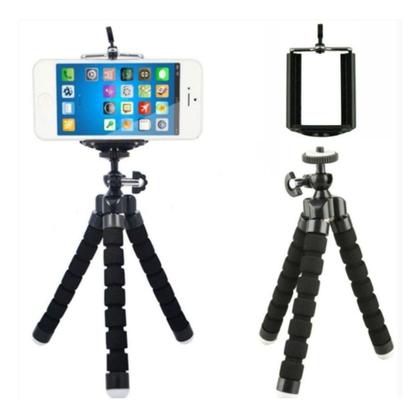 Imagem de Mini Tripé Flexível Suporte Celular Universal Articulado Portátil - B-MAX