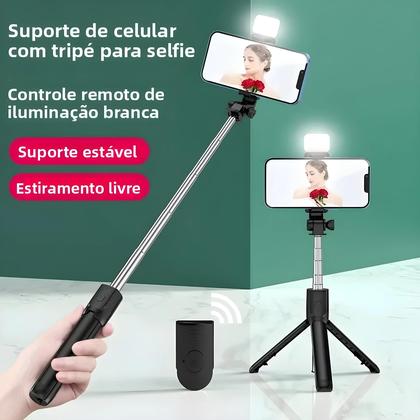 Imagem de Mini Tripé Para Selfie Com Rotação De 360 Graus, Suporte Retrátil Para Câmera De Celular Em