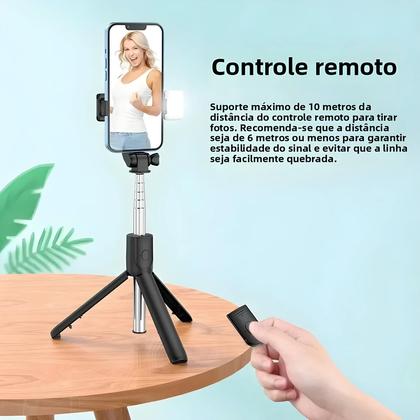 Imagem de Mini Tripé Para Selfie Com Rotação De 360 Graus, Suporte Retrátil Para Câmera De Celular Em