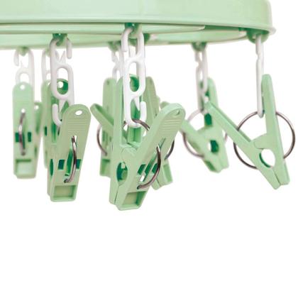 Imagem de Mini-varal Oval 24 Prendedores - Verde