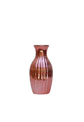 Imagem de Mini Vaso De Porcelana Decorativo Com Planta Rose Gold