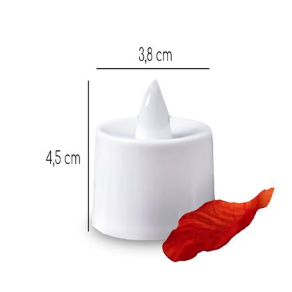 Imagem de Mini Vela Led Eletrônica Artificial Decoração Natal Kit 10