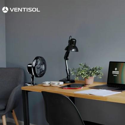 Imagem de Mini Ventilador 14W Portátil 20cm Silencioso Base Removível Alta Rotação 2400RPM Ventisol