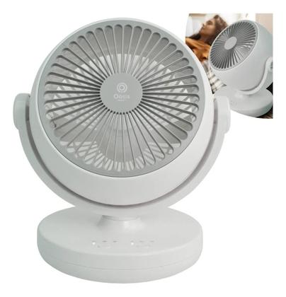Imagem de MIni Ventilador de Mesa Refrigerador Sala Quarto Escritorio Portatil Silencioso Bivolt Recarregavel
