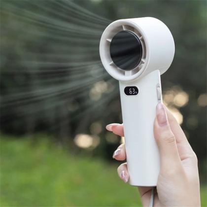 Imagem de  Mini Ventilador Portátil Recarregável DURAWELL  Potente, Silencioso e Inteligente