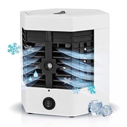 Imagem de Mini Ventilador Portátil Usb Com Ar Condicionado E Luz Led