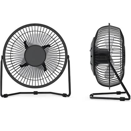 Imagem de Mini Ventilador USB LuaTek em metal 4 Pás para PC e Notebook