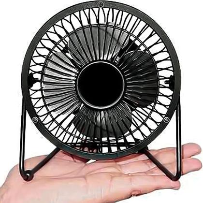Imagem de Mini Ventilador Usb Metal Mesa Computador Portátil e Silencioso