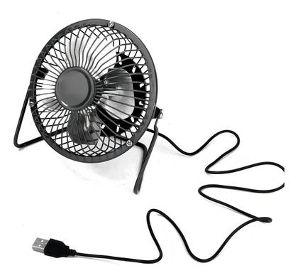 Imagem de Mini Ventilador Usb Metal Mesa Computador Portátil e Silencioso