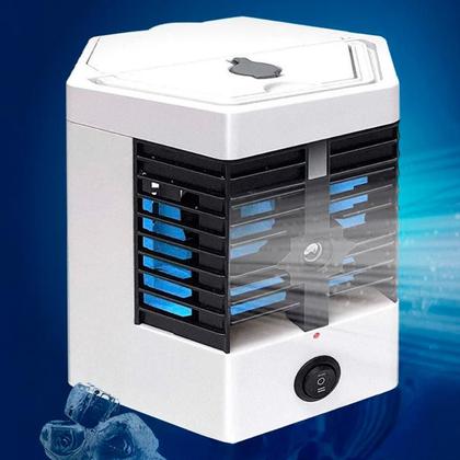 Imagem de Mini Ventilador Usb Portátil Com Luz Led Para Dias Quentes