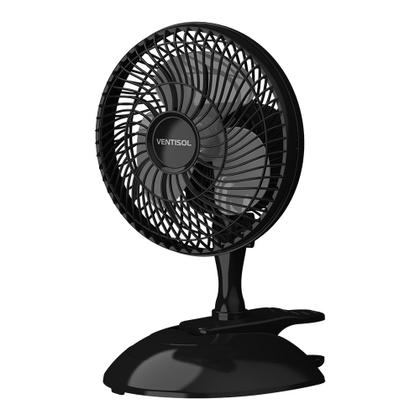 Imagem de Mini Ventilador Ventisol 20cm Preto 19133 127v
