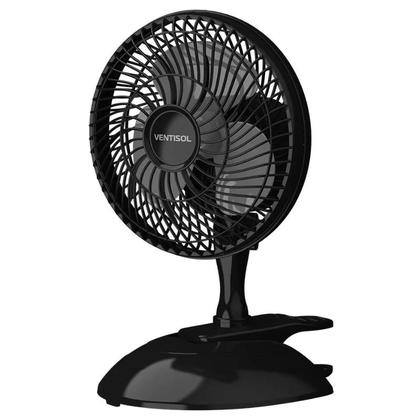 Imagem de Mini Ventilador Ventisol 20cm Preto 220v