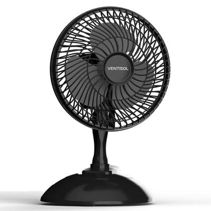 Imagem de Mini Ventilador Ventisol 20cm Preto 220v