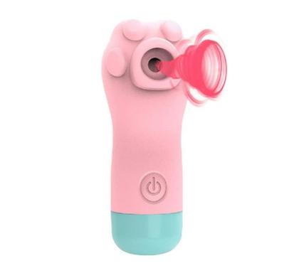 Imagem de Mini Vibrador Sugador por Pulsação em Formato de Patinha - SUPER FOFO E RECARREGÁVEL