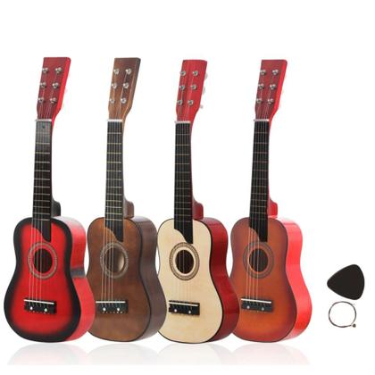 Imagem de Mini Violão De Madeira Musical Infantil 